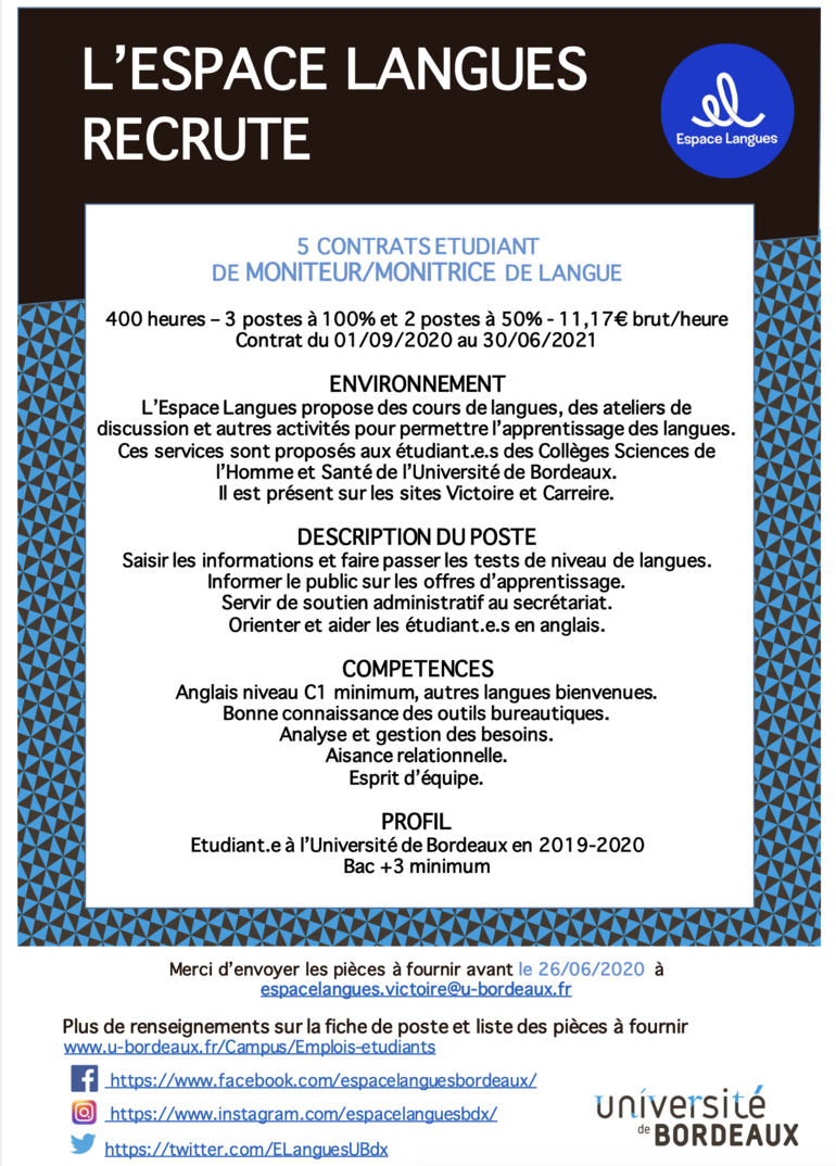Affiche Image Moniteurs EL 2020-2021 Affiche Image Moniteurs EL 2020-2021