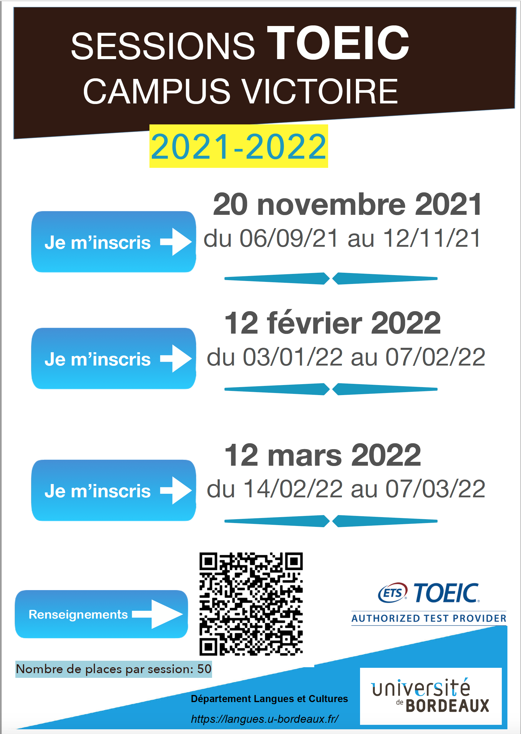 Poster Toeic 2021-2022